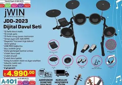 JWİN DİJİTAL DAVUL SETİ JWİN DİJİTAL DAVUL SETİ